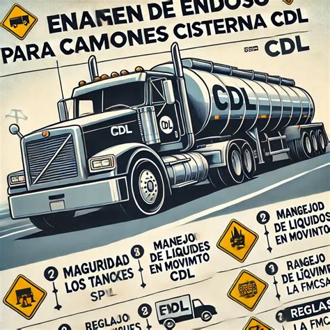 CDL Tanker Endorsement Test Español 2026