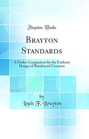 Buy Brayton Standards: A Pocket Companion for the Uniform Design of ...