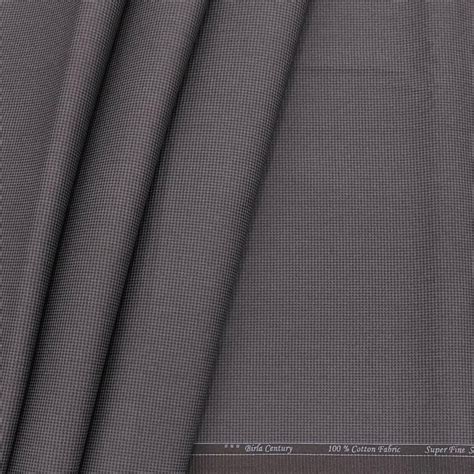 Birla Century Pure Cotton Printed Trouser Fabric Color Dark Brown – ManTire