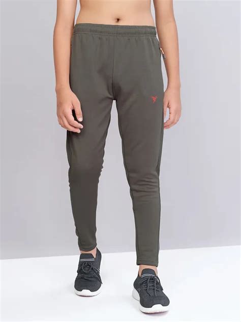 Boys Slim Fit Trackpants with Techno Guard