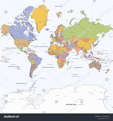 World Political Map Simple 的图像结果