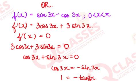 Class12 CBSE Maths Board Questions Chapter Applications Of Derivatives