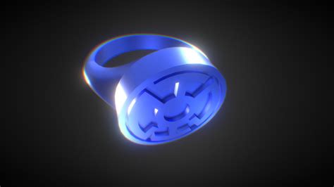 Blue Lantern Ring - Download Free 3D model by Ludus101 [ff4b665 ...