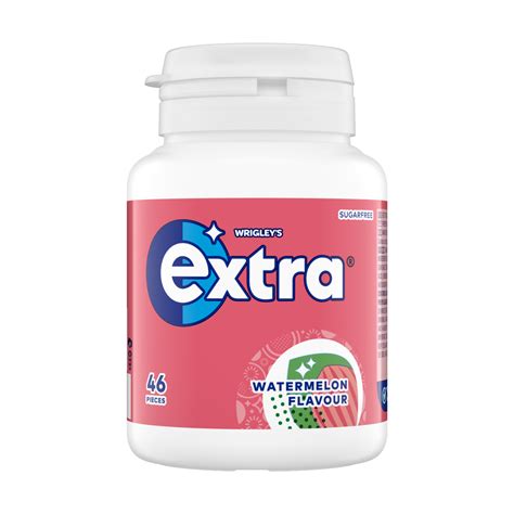 Extra Watermelon Flavour Sugarfree Chewing Gum Bottle 46 pieces | One Stop