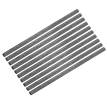 PATIKIL Graphite Rod Graphite Stirring Rod Cylinder Stick Carbon Rod ...