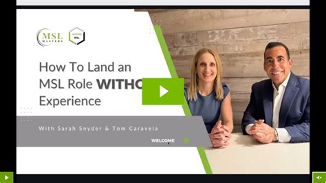 So, You Want To Be An MSL - Here's How To Make It Happen