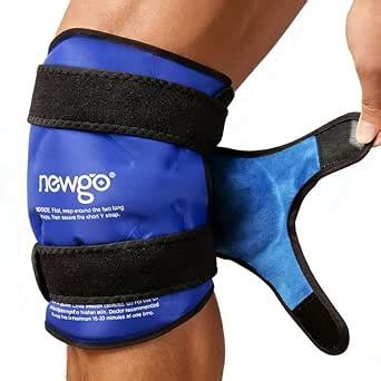 Large Knee Ice Wrap Blue-Nylon : Amazon.in: Health & Personal Care