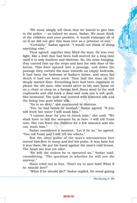 The Enemy - NCERT Book of Class 12 Vistas