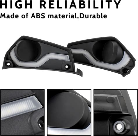 SAUTVS Fog Lamps Cover with Daytime Running Lights India | Ubuy