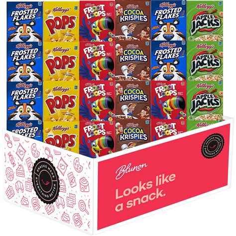 Amazon.com: Mini Cereal Boxes Variety Pack - Single Serve Breakfast ...
