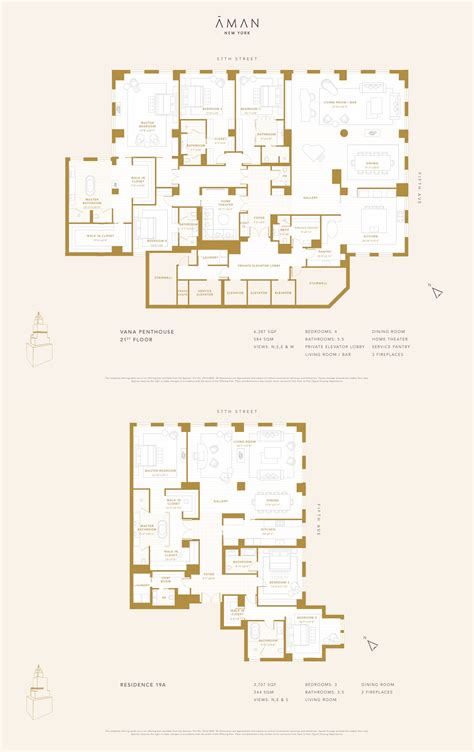 Private Residences to own in Manhattan, NYC - Aman New York | Floor ...