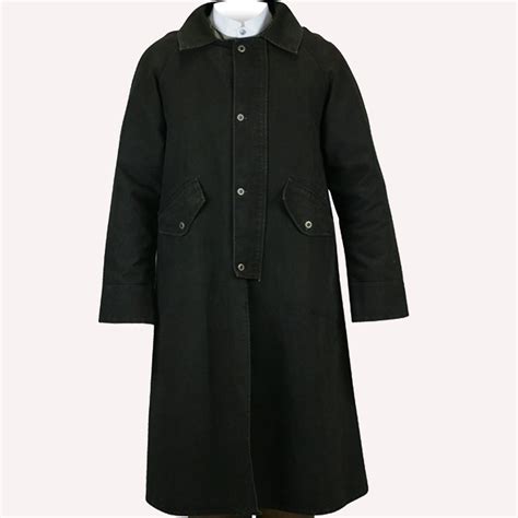 Buy Mens, Long Coats Black Cotton Inverness Cape, Men's Christmas coat ...
