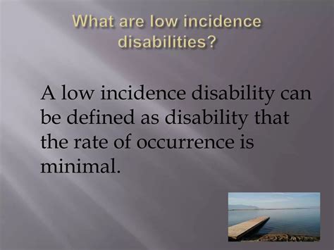 Low Incidence Disabilities | PPTX