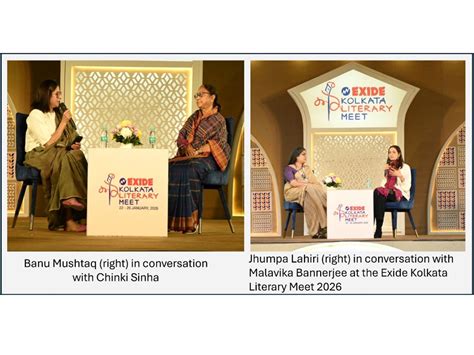 Exide Powers the Kolkata Literary Meet, Championing Ideas, Stories and ...