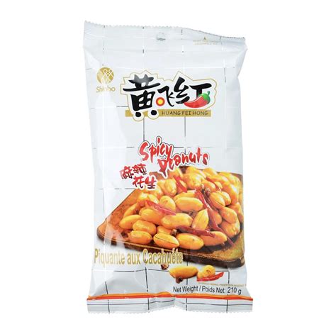 黄飞红 麻辣花生210克 Huang Fei Hong Spicy Peanuts 210g - Old Shanghai 2000 Pte Ltd