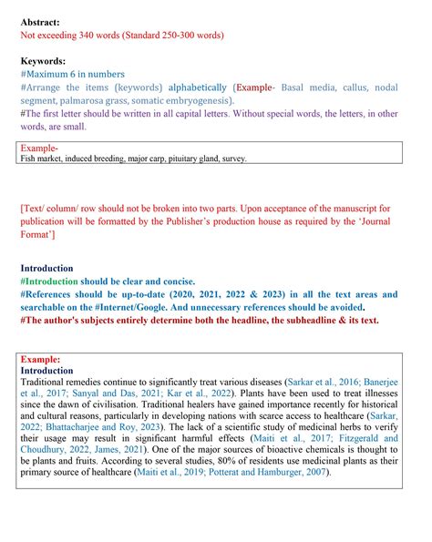 Image result for Standard Article Manuscript Format