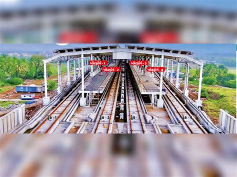 Final phase of work on Surat Bullet Station | સુરત બુલેટ સ્ટેશન પર ...