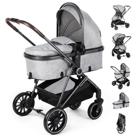 Amazon.com : 2-in-1 Baby Stroller with Bassinet Mode - Folding Infant ...