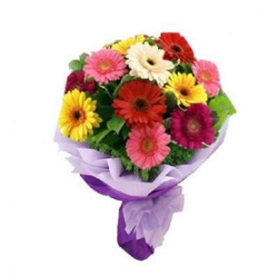 Send Mixed Gerbera Bouquet Online in Kerala Same Day Delivery