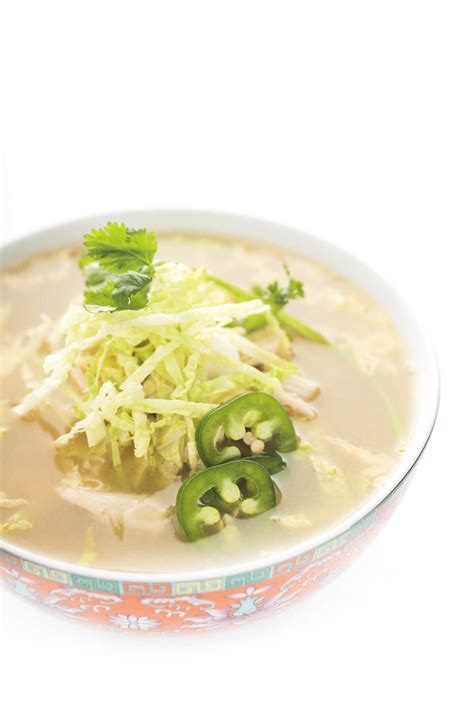 Asian Chicken Cabbage Soup Recipe - The Lemon Bowl
