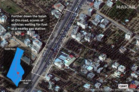 Israel Gaza ceasefire maps satellite images Palestinians Gaza Strip ...