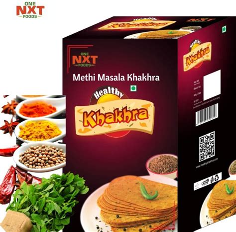 OneNxt foods Healthy Methi Masala Khakhra-400GM Price in India - Buy ...