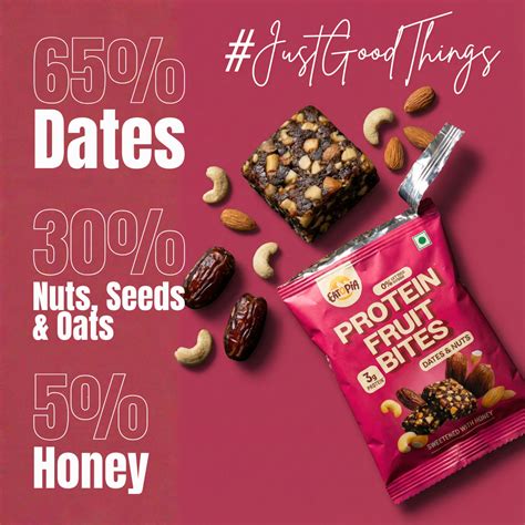 Protein Fruit Bites Dates & Nuts |Dry Fruits Protein Bars |Healthy Ene ...