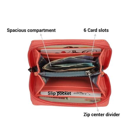 Buy Mochi Women Orange Womens Wallets Zip Around Online | SKU: 95-142 ...