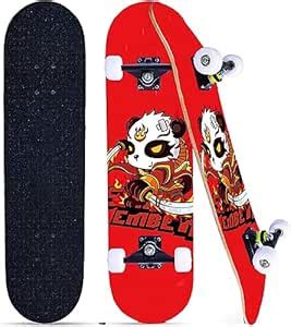 Skateboards 7 Layers Decks 31"x8" Pro Complete Skate Board Maple Wood ...