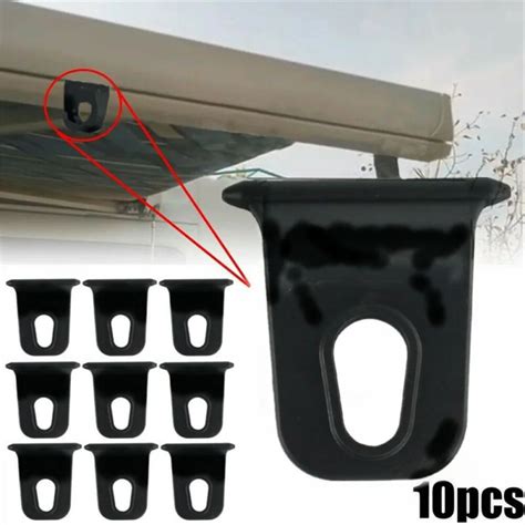 Universal Awning Clothes Hook For Rv Camper Caravan Accessories. Black ...