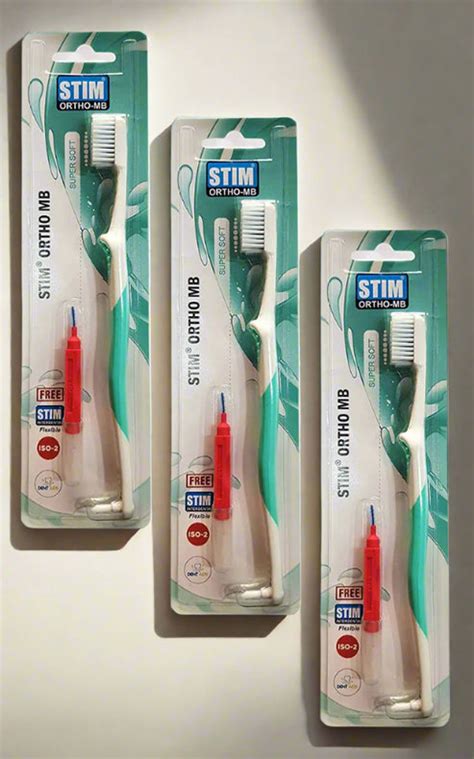DENT AIDS STIM Ortho-MB Orthodontic Toothbrush (Pack Of 4) – MedineedsIndia