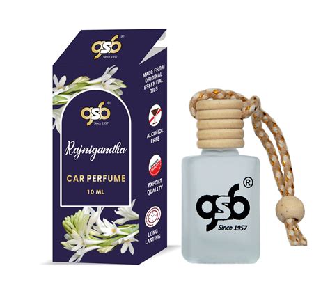 GSB Rajnigandha Hanging Car Air Freshener | Long Lasting Car Perfume ...