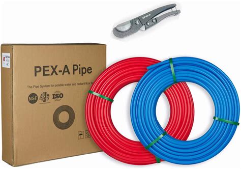 VEVOR PEX Pipe 3/4 Inch, 100 Feet Non-Oxygen Barrier PEX-B Flexible ...