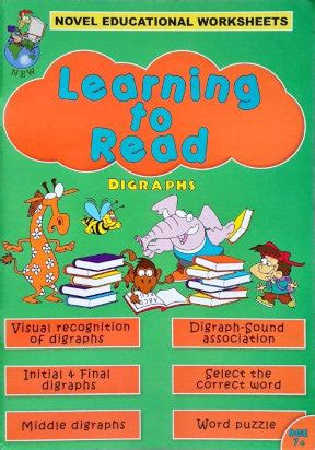 Novel Educational Learning to Read Digraphs – Books and You