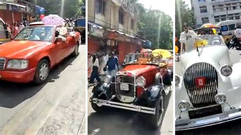 WATCH: Vintage cars take over streets in Thane during Jain community's ...
