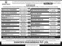 Job Openings at OMNITECH ENGINEERING for Maintenance Production ...