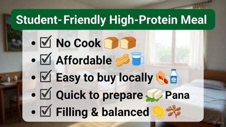 5 Budget-Friendly, No Cook High Protein Plan for College Students – Ace ...