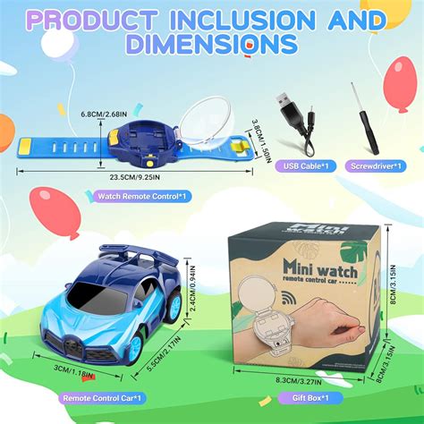Buy 2022 New Mini Remote Control Car Watch Toys, 2.4 GHz Cartoon RC ...