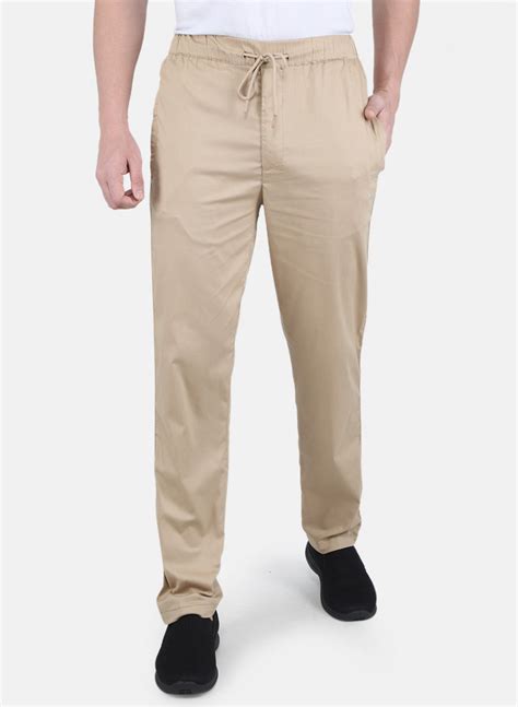 Buy Men Khaki Smart Fit Lower Online in India - Monte Carlo
