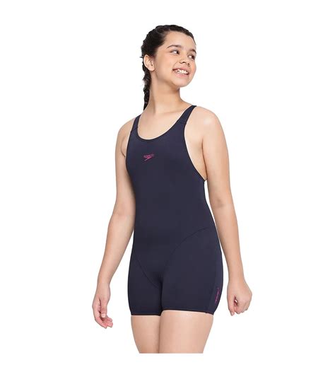Buy Speedo Essential Endurance Plus Legsuit True Navy-Berry Swimwear ...