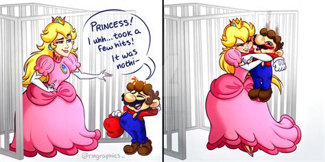Fun Sized - Mario and Princess Peach Comic by rmgraphics1 on DeviantArt