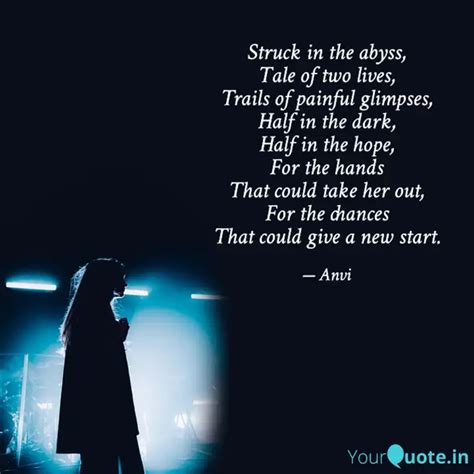 Struck in the abyss, Tale... | Quotes & Writings by Aditi Anvita ...