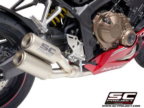 SC Project Twin CR-T Full Exhaust System for Honda CBR 650R 2019-20 ...