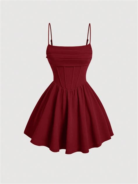 Burgundy Dresses | Fashion Burgundy Dresses | SHEIN South Africa
