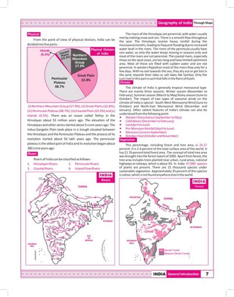 Geography of India Through Maps Book 2025 - 2026 | 10th Edition (For ...