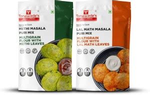 Tanawade's SMART FOOD TSF Methi Masala Puri Mix, Lal Math Masala Puri ...