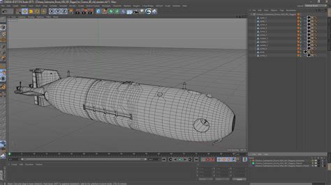 Chinese Submarine Drone HSU 001 Rigged for Cinema 4D 3D | 3D Molier ...