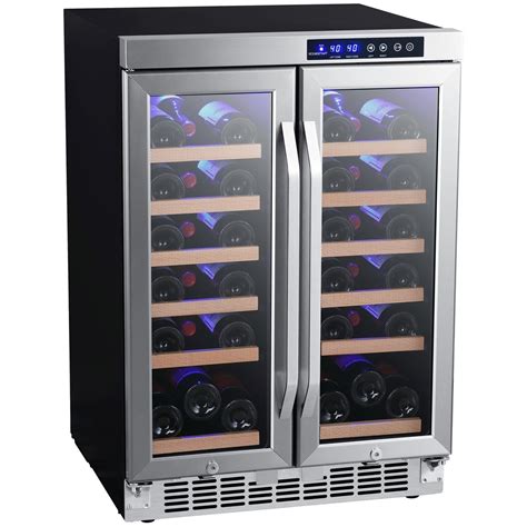 Shop EdgeStar CWR362FD 24" Wide 36 Bottle Built-In Wine Cooler with ...