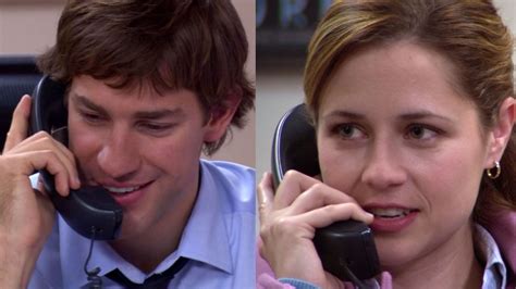 'The Office' Stars Break Down Jim and Pam's Memorable Phone Call Scene ...