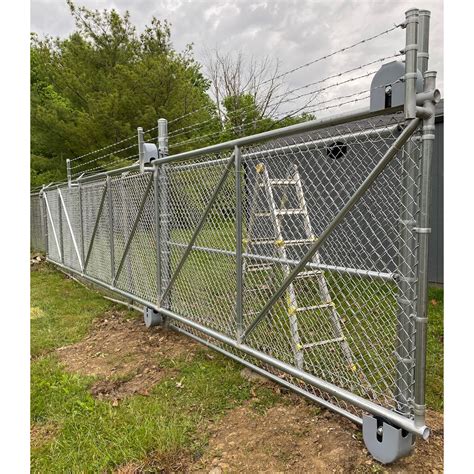 Chain Link Fence Sliding Gate Kit at Rosetta Cogan blog